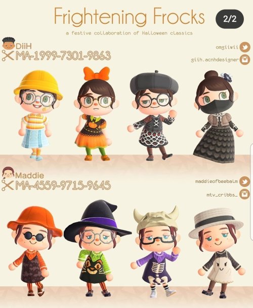 1601993571 542 ACNH QR Codes acnhcustomdesignshalloween sweaters designed by various