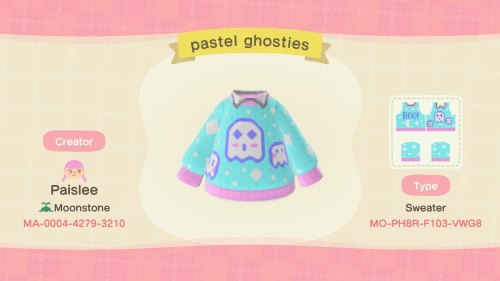 1603387127 537 ACNH QR Codes amandacrossingi present 2 u some ghostie sweaters i