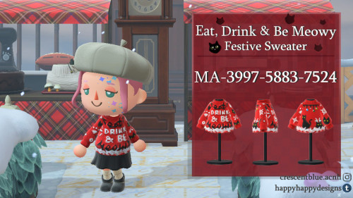 ACNH QR Codes happyhappydesignsFleece Navidad An Ugly Christmas Sweater