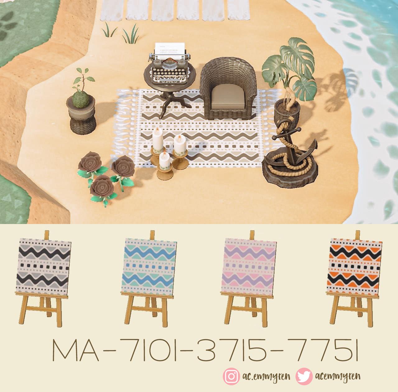 Animal Crossing A few new color combos of my chevron