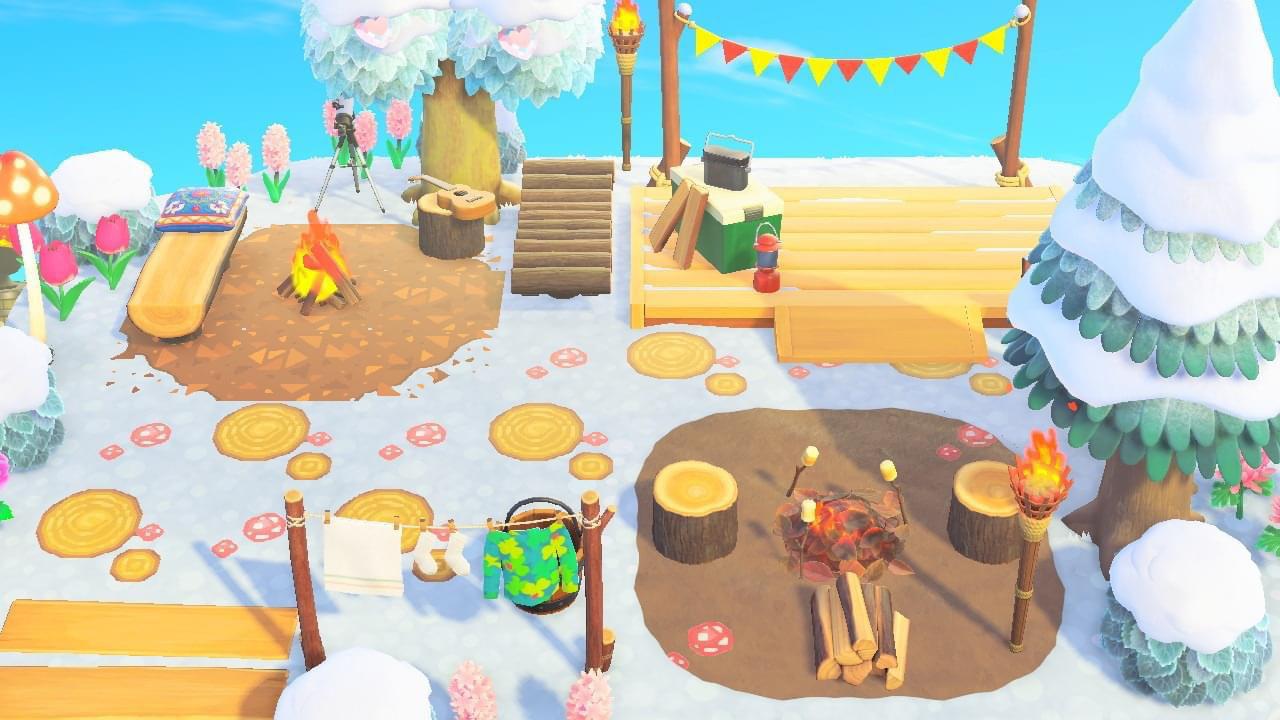 Animal Crossing Campsite done QR details in comment
