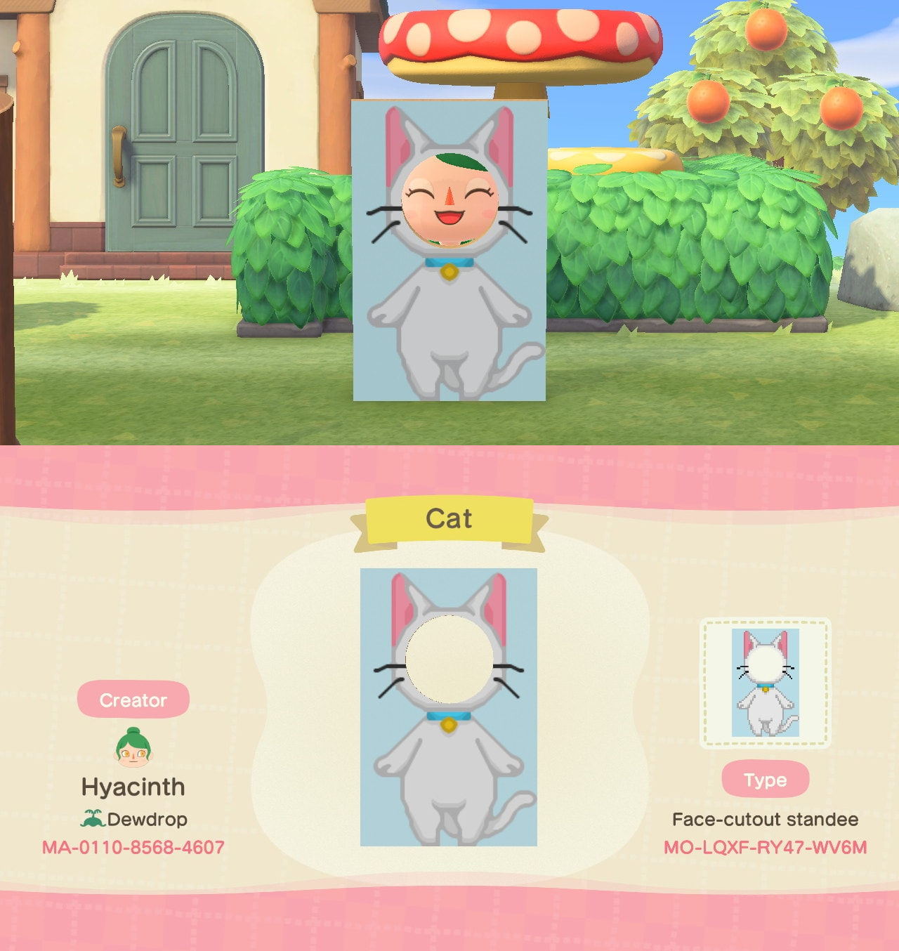 Animal Crossing Made a cat D