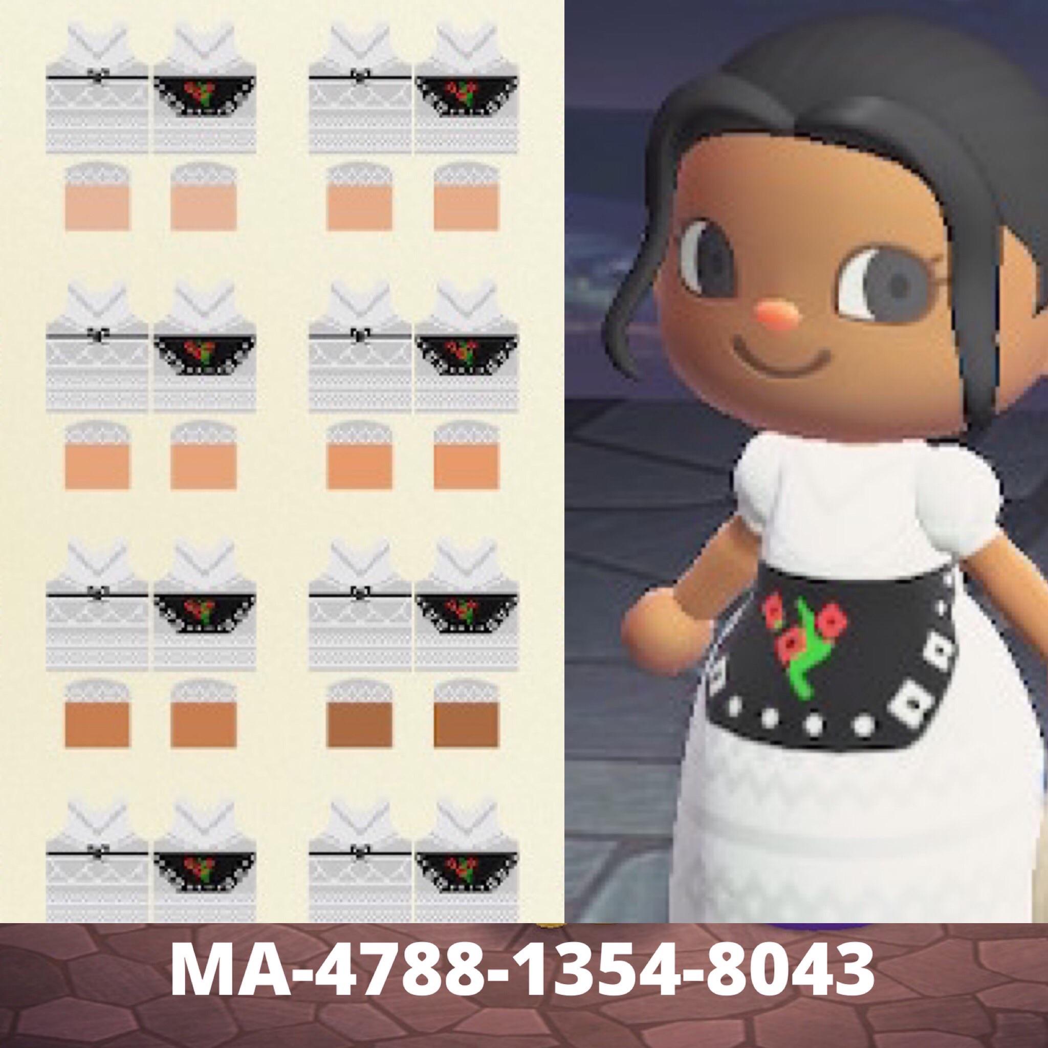 Animal Crossing Mexican dress from Veracruz now available in 8