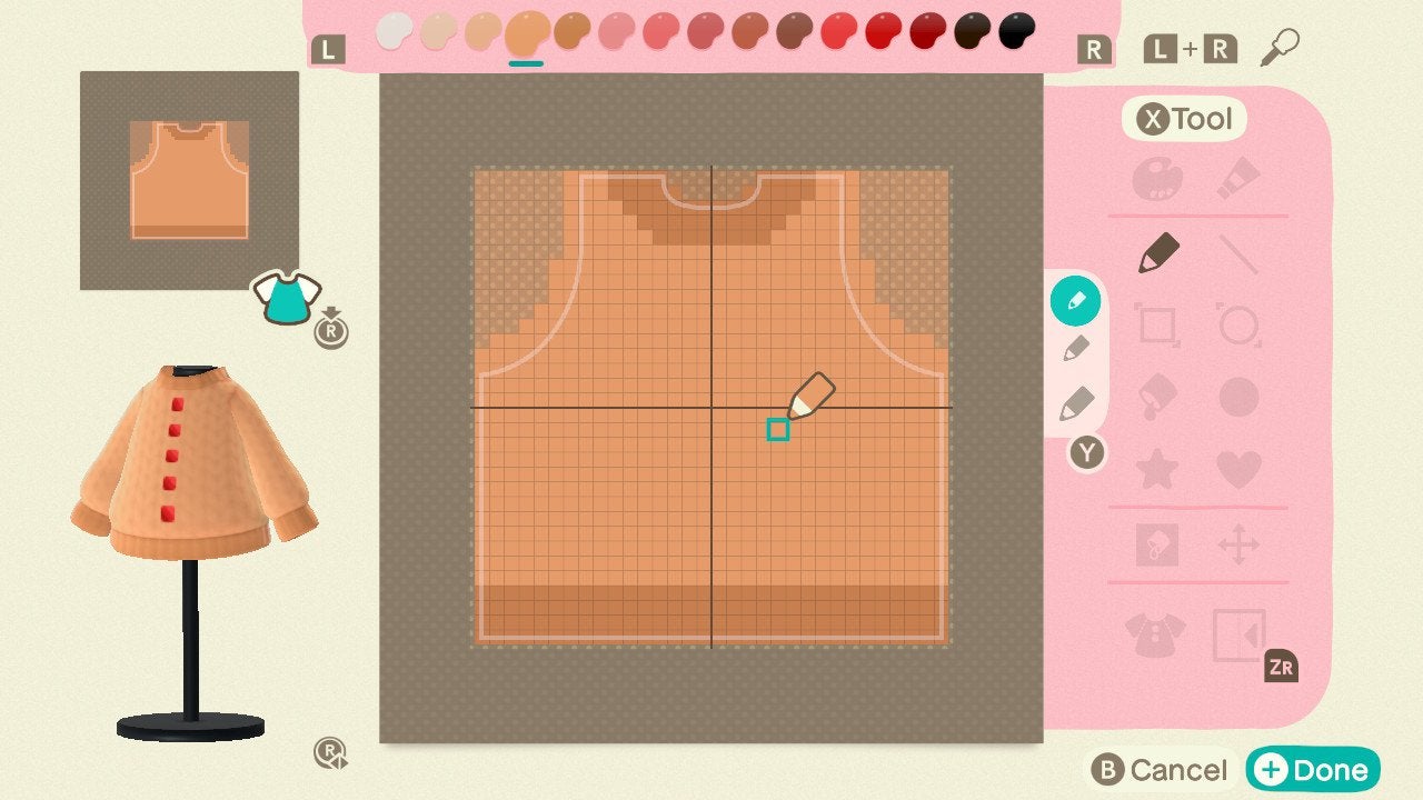 Animal Crossing Simple Holiday Sweaters How toPixel Preview