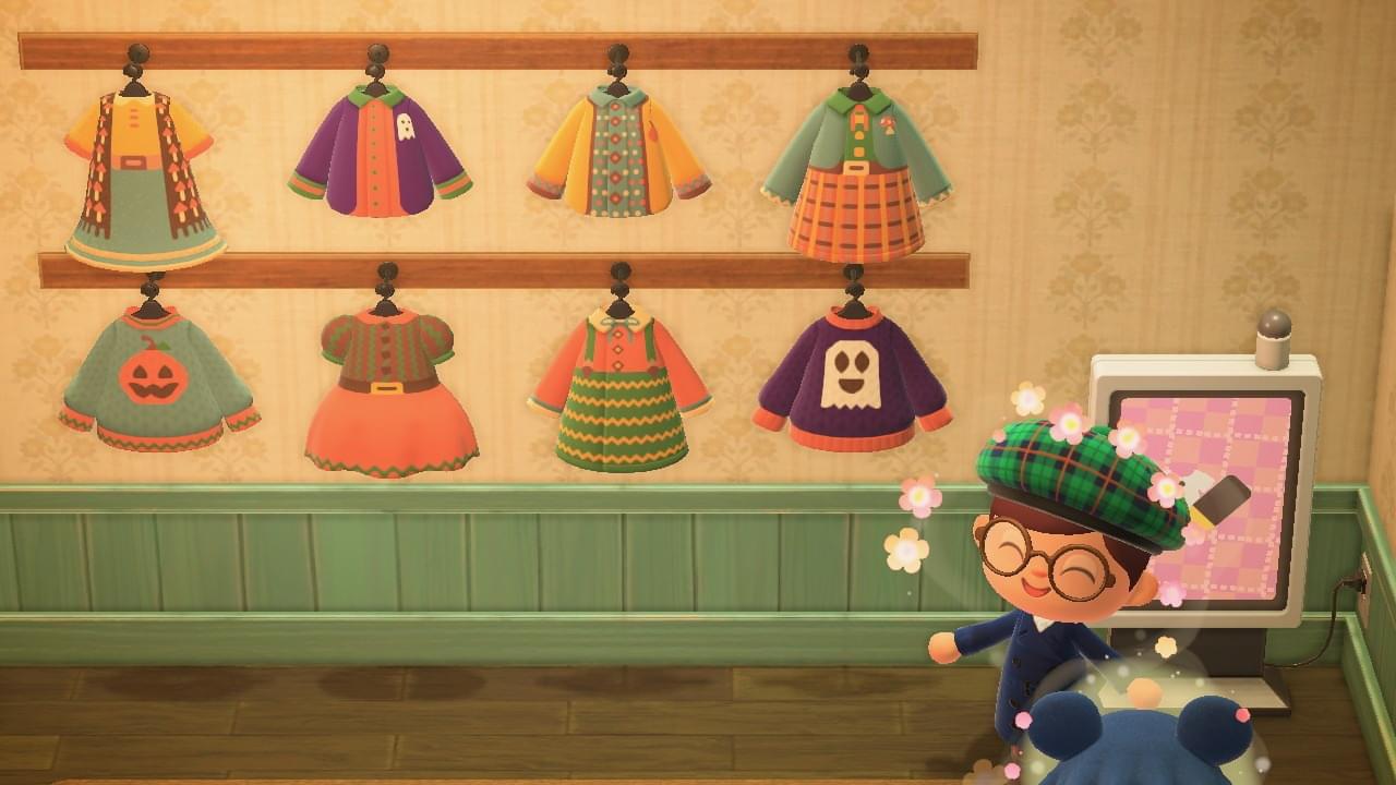 Animal Crossing Super proud of my spoopy fall collection I