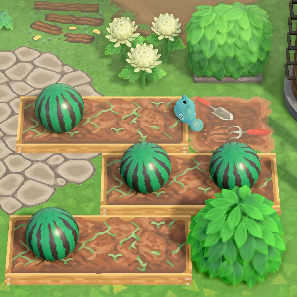Animal Crossing some raised beds amp tools for your garden