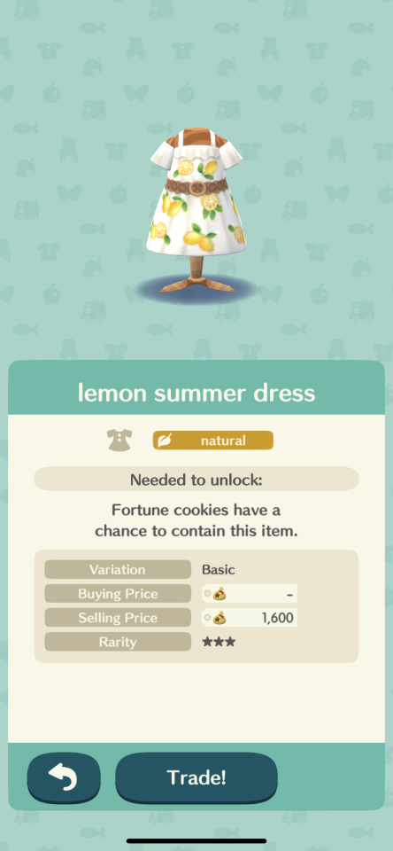 lynne from catalina acnhI made a version of Pocket Camps Lemon Summer Dress